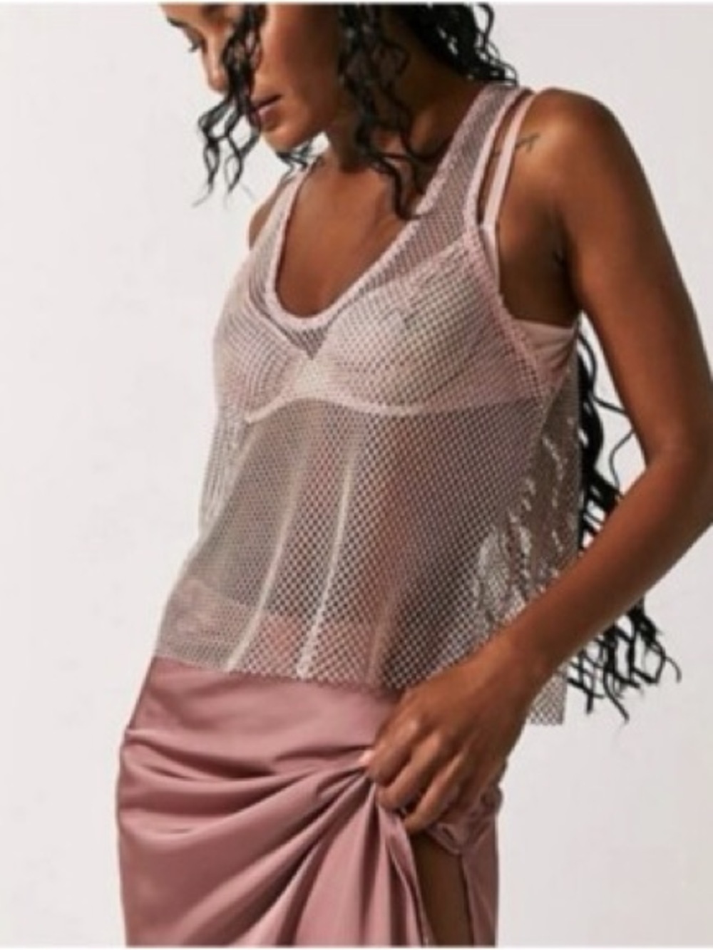 Free People Intimately Filter Finish Cami in Pretty Petals -Size XS NWT